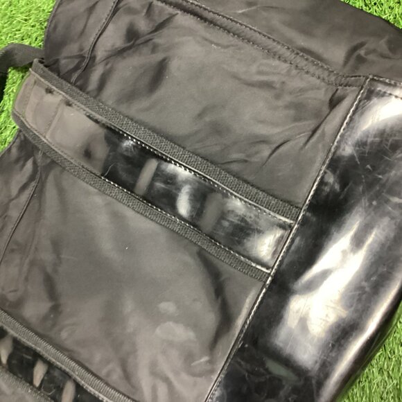 Tory Burch Black Nylon Patent Leather Tote Bag - Picture 7 of 16